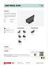 Linup aluminium profiel 30 mm, lengte 2,4 m