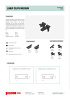 Linup clips wand & plafond medium