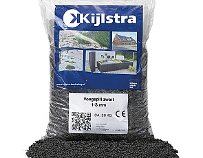 Voegsplit zwart 1-3 mm (20 kg zak)
