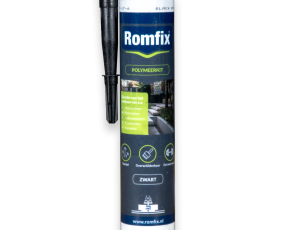 Romfix polymeerkit zwart 290 ml tube