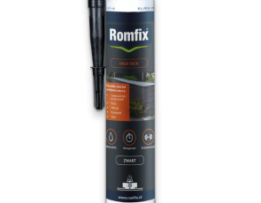 Romfix high tack zwart 290 ml tube