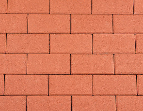 Betonstraatsteen 8 cm rood komo