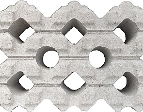 Grasbeton WaterWijs 40x60x10 cm grijs profiel (VE)