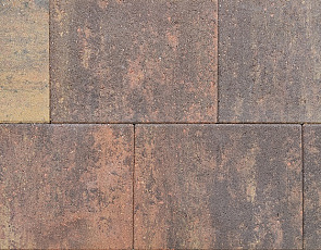 Straksteen 40x30x6 cm bruin gv