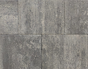 Straksteen 40x30x6 cm grijs/zwart