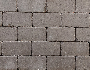 Antieke trommel betonstraatsteen 6 cm mangaan