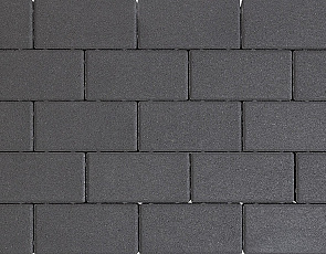 Design brick 6 cm black mini facet komo