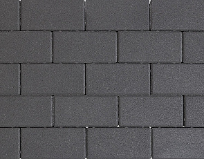 Design brick 8 cm black mini facet komo