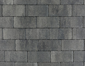 Nature top betonstraatsteen 6 cm nero/grey mini facet komo