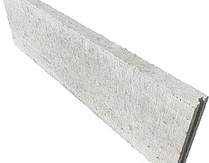 Betonband 6x40x100 cm grijs