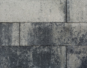 Linea 15x15x60 cm grijs/zwart