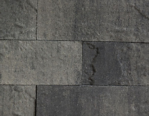 Pallatico muurblock reliëf 15x15x60 cm nero/grey