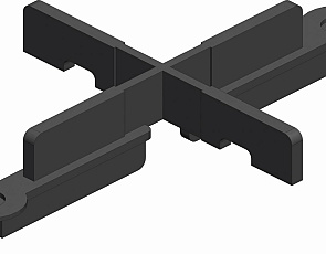 Structusol voegstuk C3X kruis voeg 3 mm