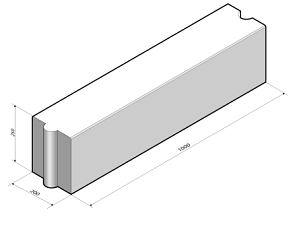 Opsluitband 20x25x100