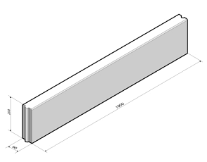 Opsluitband 6x20x100