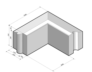 Rijwielpadband 5/20x25 hoekstuk 90' uitw