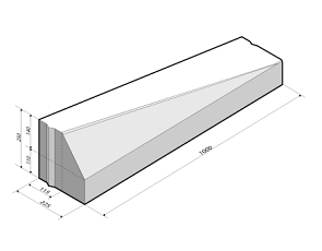 Inritverloopband links t.b.v. RWS-band 11,5/22,5x25