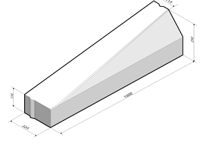Inritverloopband rechts t.b.v. RWS-band 11,5/22,5x25
