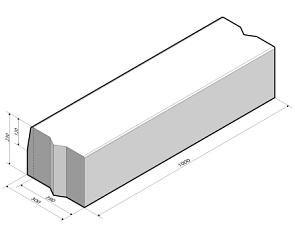 Trottoirband 28/30x23