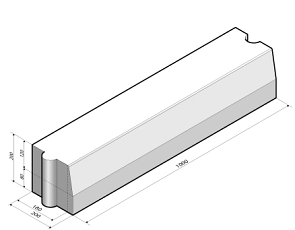 Trottoirband 18/20x20