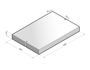 Agraton 120x80x12 cm