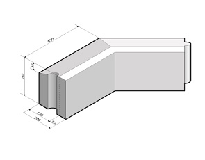 Rijwielpadband 5/20x25 hoekstuk 135' uitw