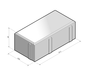 Betonstraatsteen 8 cm