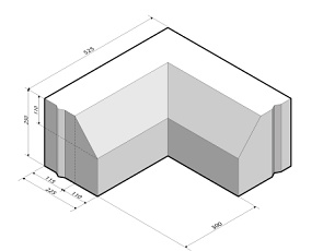 RWS-band 11,5/22,5x25 hoekstuk 90' inw