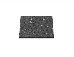Beschermrubber groot 210x210x5 mm