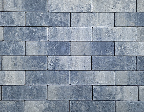 Dikformaat strak 21x7x6 cm grijs/zwart komo