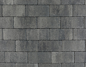 Patio betonstraatsteen 8 cm nero/grey mini facet komo