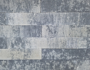 Linea 10x10x60 cm grijs/zwart