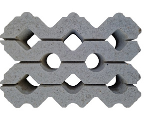 Grasbeton WaterWijs 40x60x12 cm grijs vlak (DR)