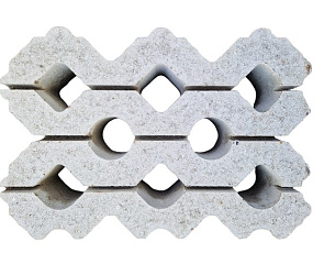 Grasbeton WaterWijs 40x60x10 cm grijs vlak (VE)