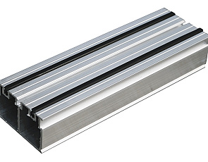 Structusol XL alu profiel ST16 lengte 2,4 m met rubber